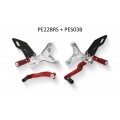 CNC Racing Right Side (Exhaust) Heel guard Kit for PE228 and PE229 EURO 4 MV Agusta Brutale 800 (2016+) and Dragster 800 RR / RC (2017+) rearsets CNC Racing Right Side (Exhaust) Heel guard Kit for PE228 and PE229 EURO 4 MV Agusta Brutale 800 (2016+) and Dragster 800 RR / RC (2017+) rearsets